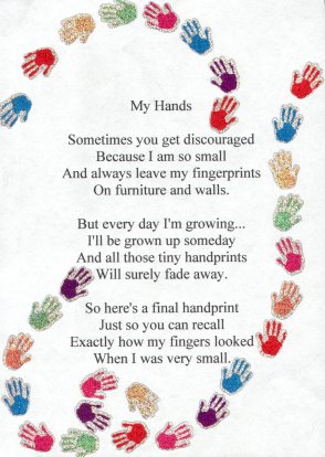 My Hands, author unknown
